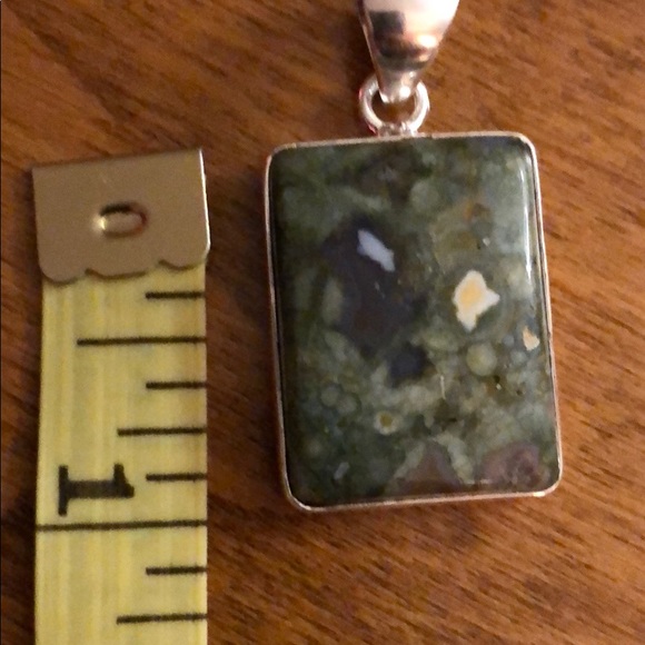 Rainforest Jasper pendant - Picture 2 of 2